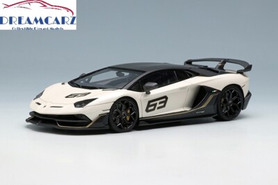 Eidolon 1/43 Lamborghini Aventador SVJ 63 2018 Matte Pearl White