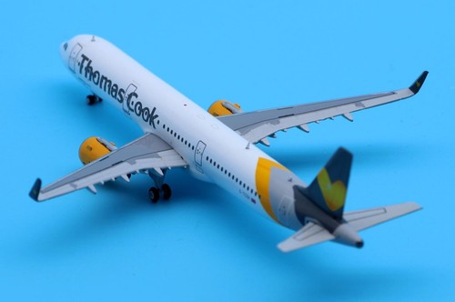JC Wings 1:400 Thomas Cook Airlines Airbus A321 Diecast Aircraft Model G-TCDH - Picture 3 of 6