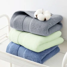 Striped Cotton Quick-Dry Towel Set - Luxury Cozy Super Soft Highly Absorbent