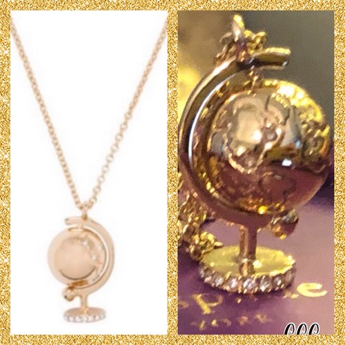 Kate Spade Take Flight World Globe Gold 