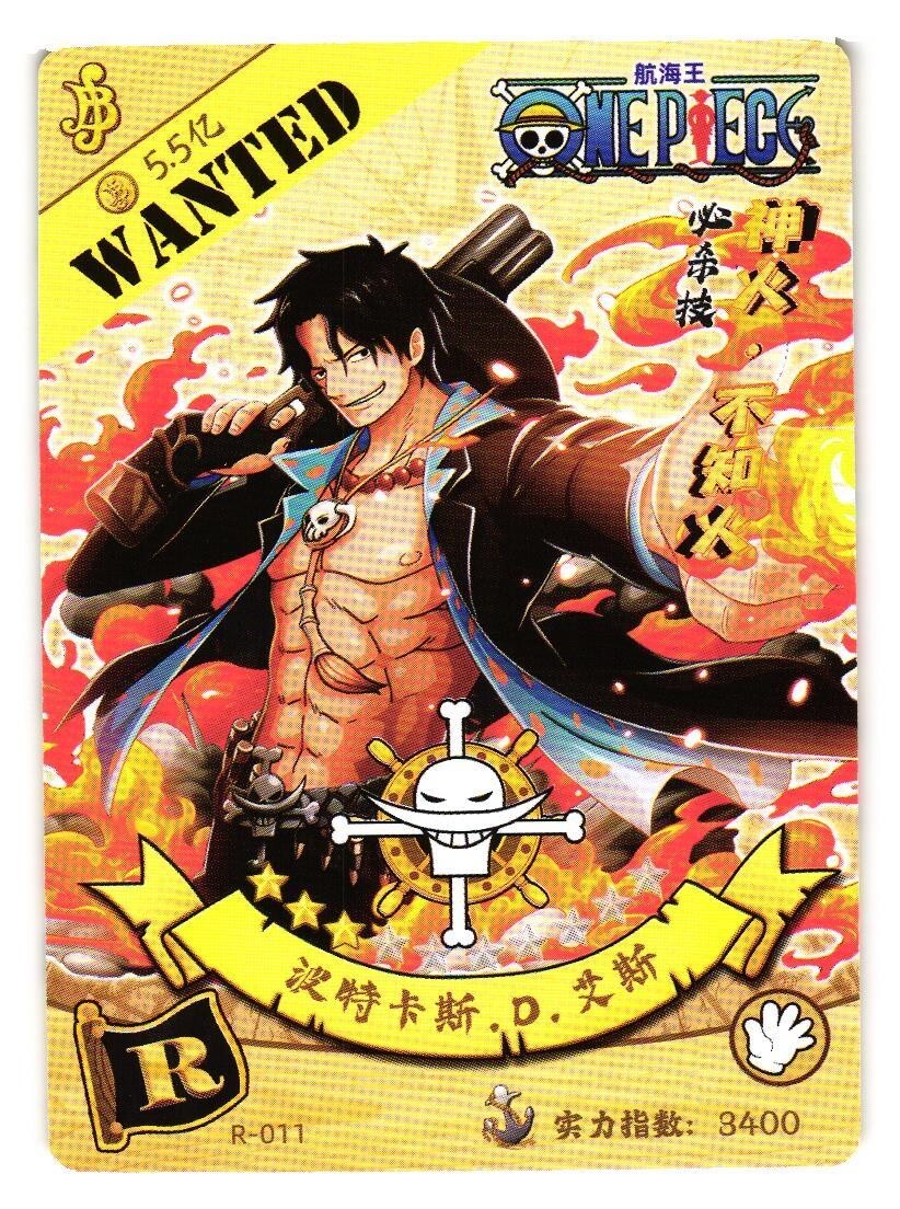 Portgas D. Ace R-011 One Piece Anime TCG CCG Anime Card | eBay