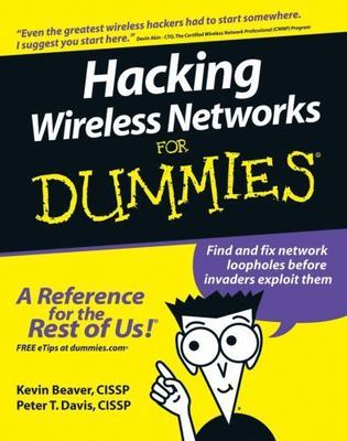 Hacking Wireless Networks For Dummies  Beaver, Kevin  Good  Book  0 paperback