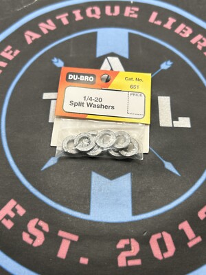 Du-Bro /Dubro. 651 1/4-20 Split Washers