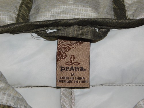 PRANA DOWN VEST W HOOD PYX SLATE GREEN WOMENS M - Picture 3 of 11