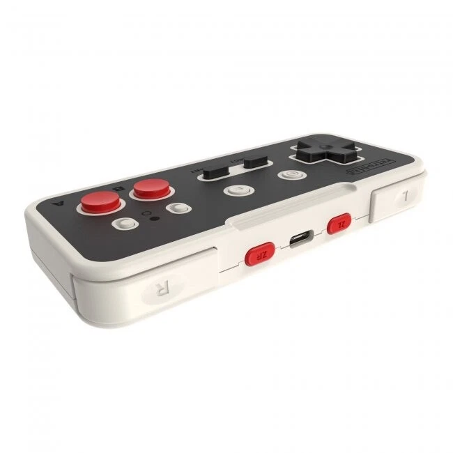 Retro-Bit Origin8 2.4 GHz Wireless Controller for Nintendo NES/Switch/PC Black - Image 4 of 4
