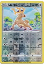 stantler pokemon card value - 125/189 - Holiday Countdown 2023 Exclusive- Holo Foil - Snowflake Stamp RarityClassic Collection Hit Points70 HP Lead Search your deck for a Supporter card Stantler with cutting error, should