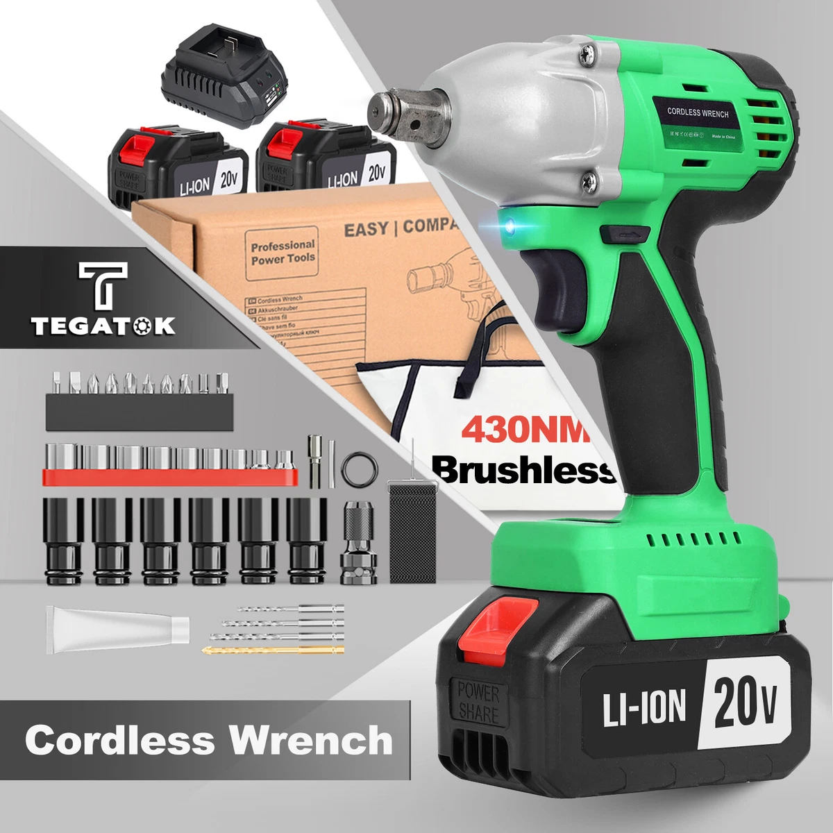 Lvdian impact wrench battery deals