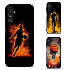 players basketball art For Samsung Galaxy Z Fold Flip 3 4 5 6 Rubber Case