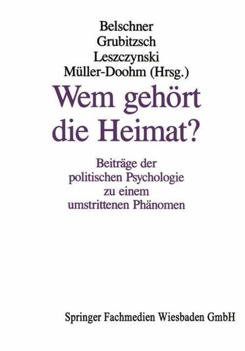 Thumbnail - Wem Gehört Die Heimat? | Wilfried Belschner | Deutsch | Taschenbuch |