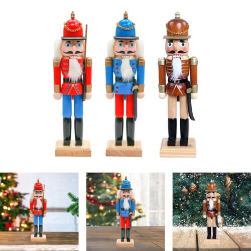 Nutcracker Ornaments Christmas Ornaments Cartoon Photo Props 25cm Traditional - Picture 1 of 10