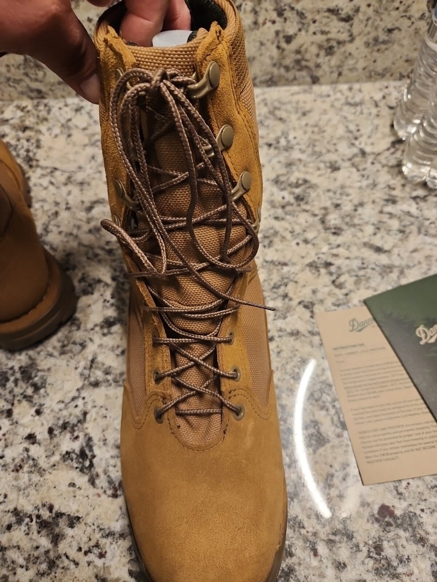 DANNER RIVOT TFX SIZE 10 REG COYOTE 1200g SOFT TOE 8” MENS BOOTS