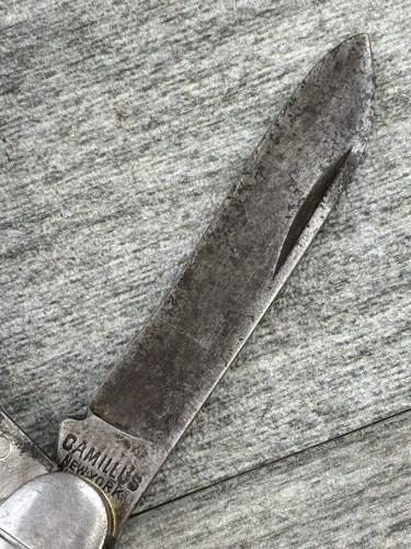 VTG 40s 50s Camillus New York 3 1/2” Multi-Tool Folding Pocket Camping Knife USA - Picture 12 of 24