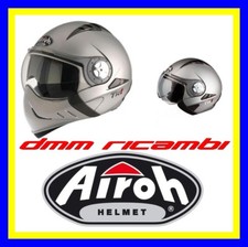 Casco Jet con mentoniera AIROH TR1 color Argento Opacto Tg.XS doppia visiera