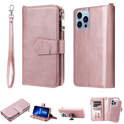 For iPhone 16e 16 15 14 13 12 Pro Max Plus Detachable Case Magnetic Wallet Cover - Picture 43 of 91
