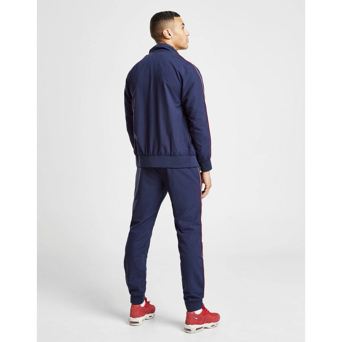 New Fila Men s Duane Poly Woven Tracksuit Navy Size XS eBay