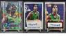 MARQUIS "MOOKIE" COOK [OREGON] (3) 2021-22 Leaf Metal RC AUTO's #rd