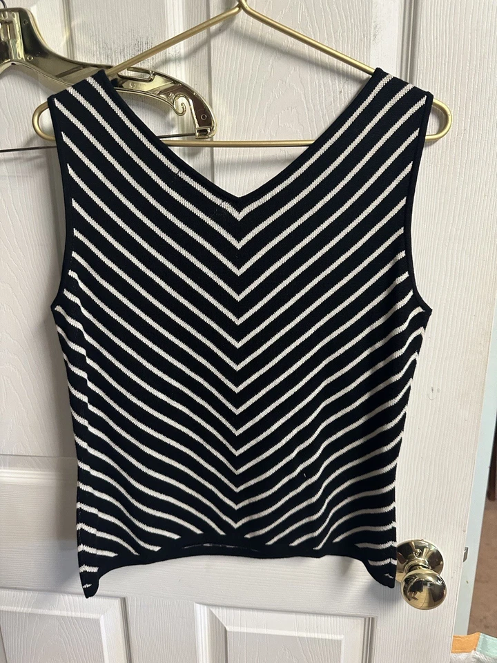 Rena Rowan Silk Knit Vest Sweater Sleeveless 90s VNT Lot Of 6 Top Blazer Skirt - Image 4 of 4