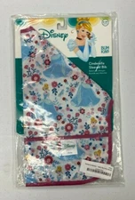 Bumkins Disney Cinderella Sleeved Bib 6 - 24 months Waterproof, Baby Bib - NEW