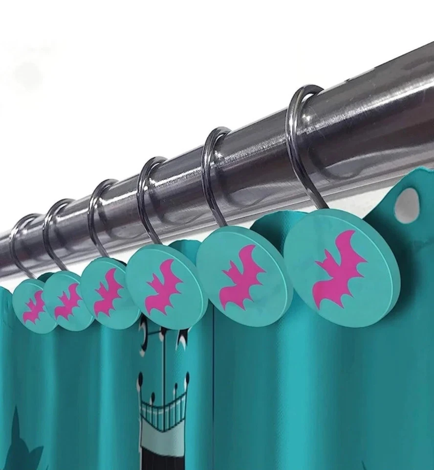 迪士尼吸血鬼浴帘和12件套钩套装 — 第 4/4 张图片