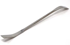 Micro Lab Spatula 7'' Double Curved Ends Dental Medical Pharmacy Stainless Steel