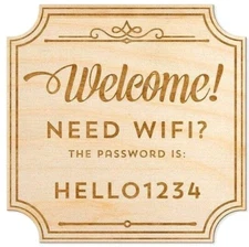 Custom Engraved Wood Signs [8"] - Made To Order - Your Name or Text Solid Birch