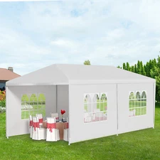 10'x20' Outdoor Canopy Party Wedding Tent Garden Gazebo Pavilion Cater Events