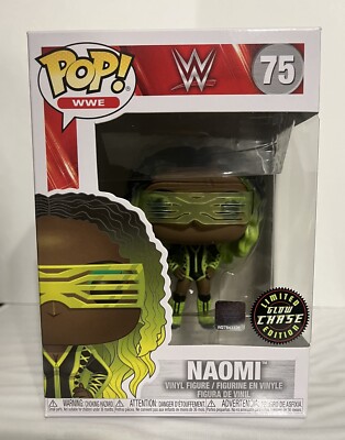 Funko Pop! WWE Naomi #75 GLOW CHASE W/ Protector