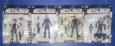 Sony PlayStation Metal Gear Solid Action Figures ft Solid Snake Ninja Sniperwolf