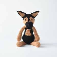 German Shepherd Dog Crochet - German Shepherd Amigurumi Gift - Dog Lovers Croche