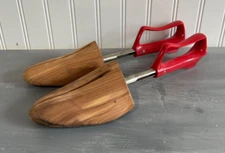 Vintage Florsheim Rochester Travel Tree Shoe Keepers Stretchers Cedar Wood #4 HG