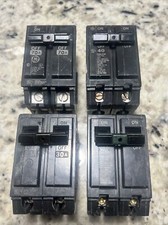 Lot Of 4 GE THQL Type CIRCUIT BREAKERS