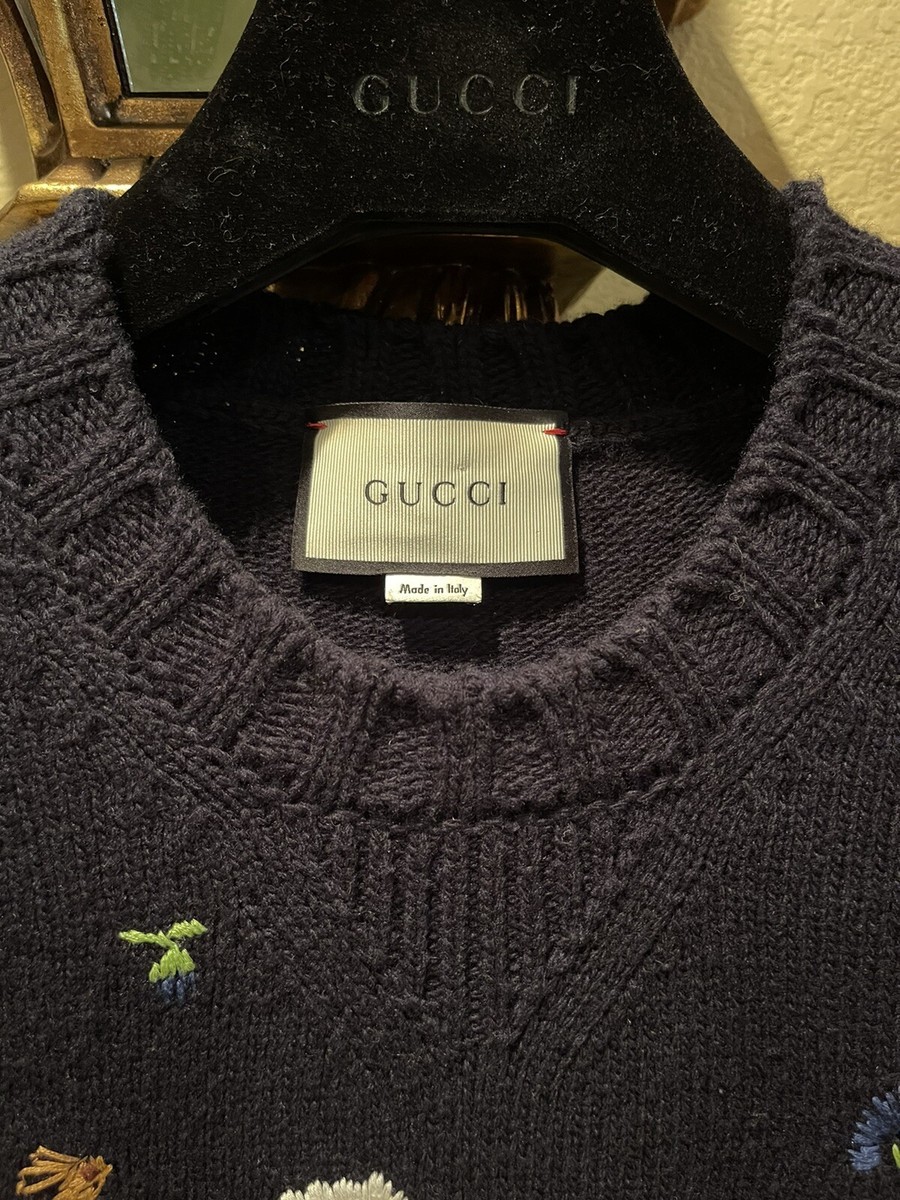 トップス vintage made in italy gucci sweater eb RARE vintage GUCCI sweater, 1950s iconic green red stripe on