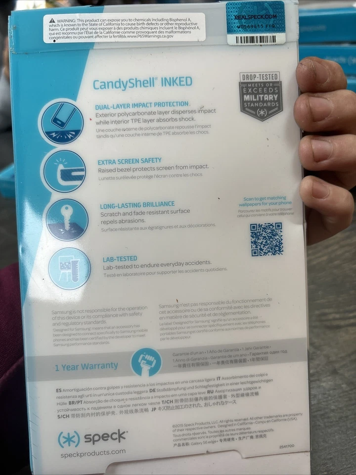 Funda Speck CandyShell Tintada Floral Samsung Galaxy S6 Edge+ Floral Foto 2 de 2