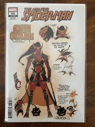🕸️AMAZING SPIDER-MAN #88 - GLEASON 1:10 Design Variant - FIRST APP QUEEN GOBLIN