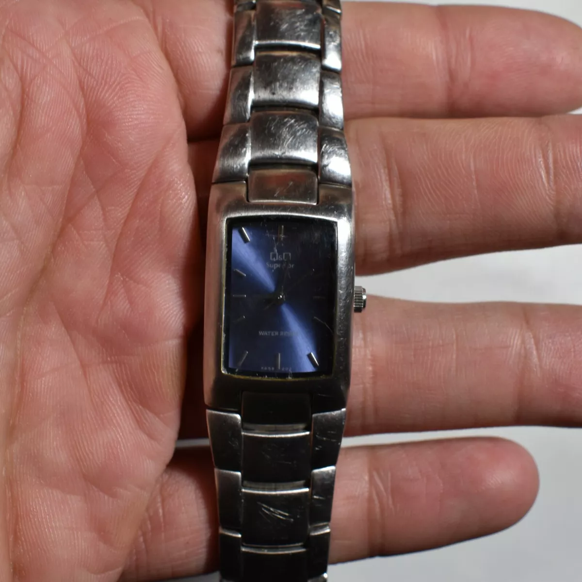 Vintage Q&Q Watch Superior Water Resist Japan Movt Stainless Steel(Working)