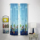 Super Mario Kids Window Curtains Drapes Set 82" x 63"