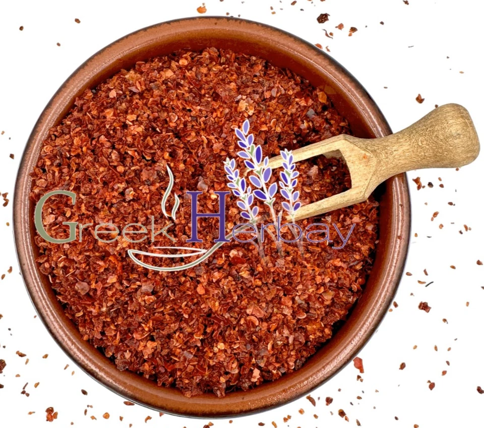 Aleppo Chilli Flakes Pul Biber Biberi 20 g (0,7 oz) - 2 kg (4,2 lb) / Capsicum Annuum Foto 3 de 3
