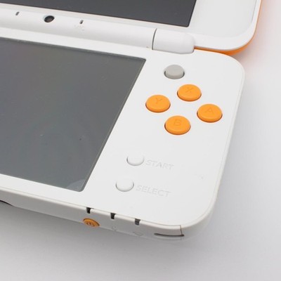 Nintendo 2DS LL White Orange Console with Charger New 2DS XL Japan