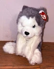 TY Beanie Buddy Dakota Husky Dog 14" Plush Doll Stuffed Animal Vintage NWT