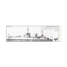 Combrig German Warship Models 1:700 Von der Tann Battlecruiser, 1910 Fair/NM