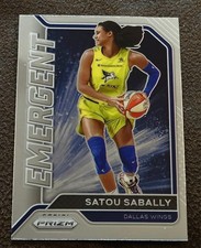 🔥 SATOU SABALLY ✨️ 2021 Panini Prizm WNBA EMERGENT #1 ✨️ Dallas Wings ✨GMT-NMT 