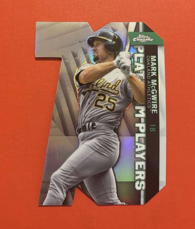 Topps 2021 Chrome Update Mark McGwire A’s Target Platinum Die-Cut