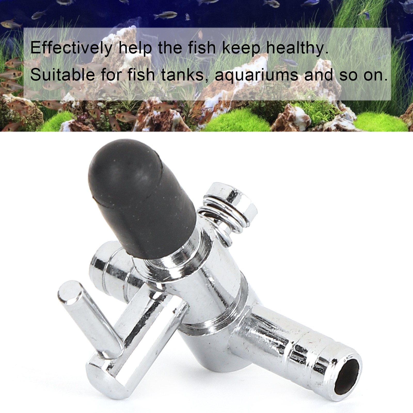Fish Tank Stainless Steel Control Valve Aquarium Air Control Fish Tank