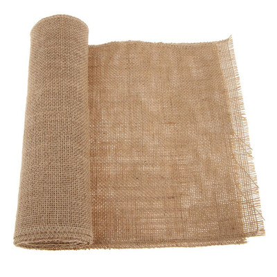 3,5Mx28CM Sackleinen Rolle Jute Hessisches Stoffband für Hochzeit