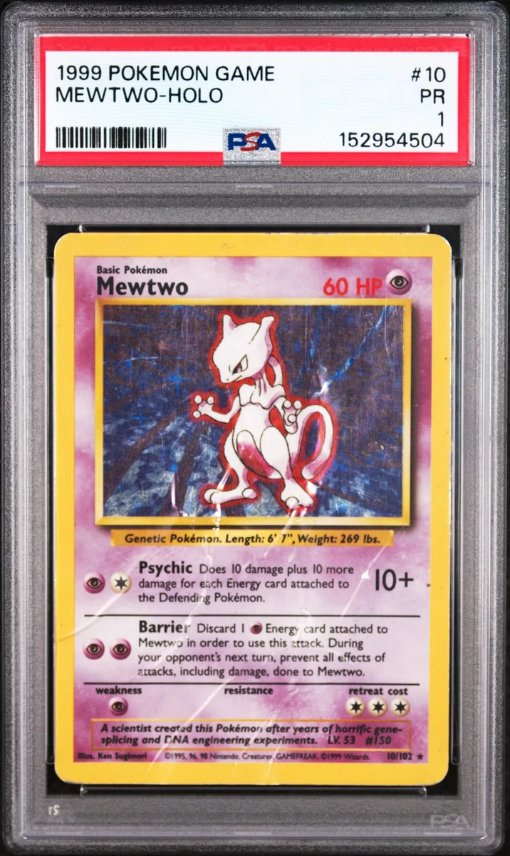 Pokémon TCG Base Set Grade 1 English Collectible Individual Card