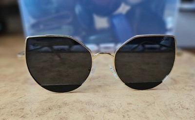 Christian Dior Gold Oversize Sunglasses 62mm Made in Italy Vintage