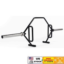 Olympic Hex Trap Bar 1000lb Capacity Open Weight Lifting Heavy Duty Steel New