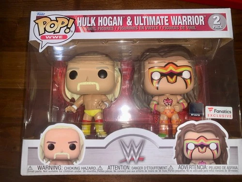 Funko Pop WWE 2-Pack Hulk Hogan & Ultimate Warrior Fanatics Exclusive