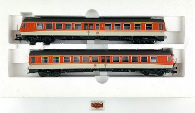 PR514 FLEISCHMANN H0 4431 - DB VT 614 DIESEL RAILROAD TRAIN SET - ANALOG