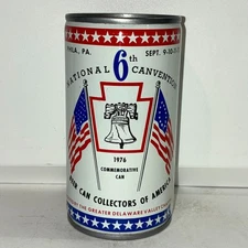 1976 BCCA Canvention beer can, air sealed
